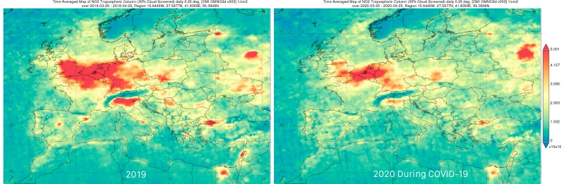 GIOVANNI-NO2 COVID19